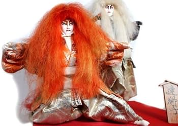 Amazon.co.jp: アンティーク 連獅子 日本人形製作所 日本舞踊 和