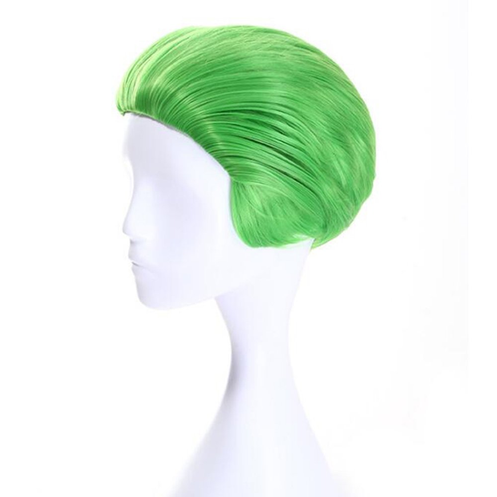 IMISSU Cartoon Characters Long Curly Cosplay Wig Party Costume Wigs for Halloween & Christmas (Green) - Image 3