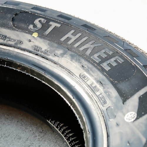 Set of 4 (FOUR) Roundrule ST Hikee Semi Steel Premium Trailer Radial Tires-ST205/75R15 205/75/15 205/75-15 108/103L Load Range E LRE 10-Ply BSW Black Side Wall - Thumbnail 5