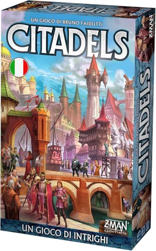 Asmodee - Citadels - Gioco Da Tavolo di Costruzione e Bluff, 2-8 Giocatori, 10+ Anni, da 2-8 giocatori, 30-60 min, Edizione in Italiano