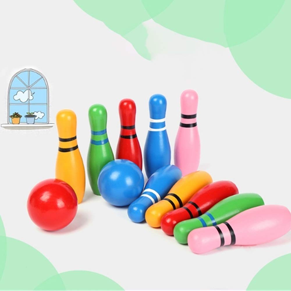 Amazon.co.jp: ボーリングセット知育玩具 子供のスキットルズ