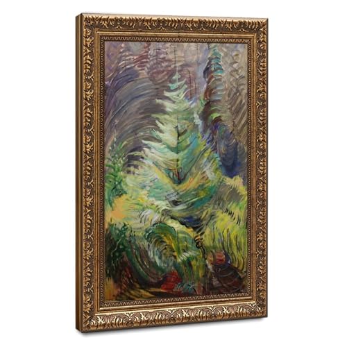 Impression sur toile Emily Carr de haute qualité avec cadre bois