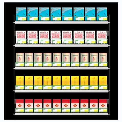 Expositor de cigarrillos para supermercados modernos que optimizan el mueble de caja