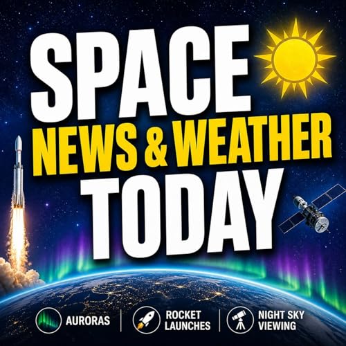 Space News and Weather Today &ndash; Auroras, Rocket Launches & Night Sky Viewing cover art