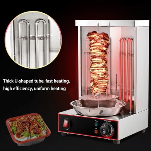 Electric Gyro Machine Vertical Broiler Rotisserie Shawarma