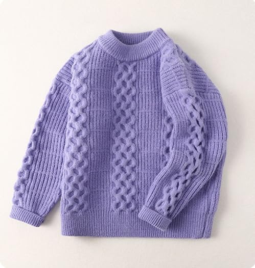 He&Yingmin Boys' Pullover Sweater Girls‘ Long Sleeve Crew Neck Warm Sweaters2
