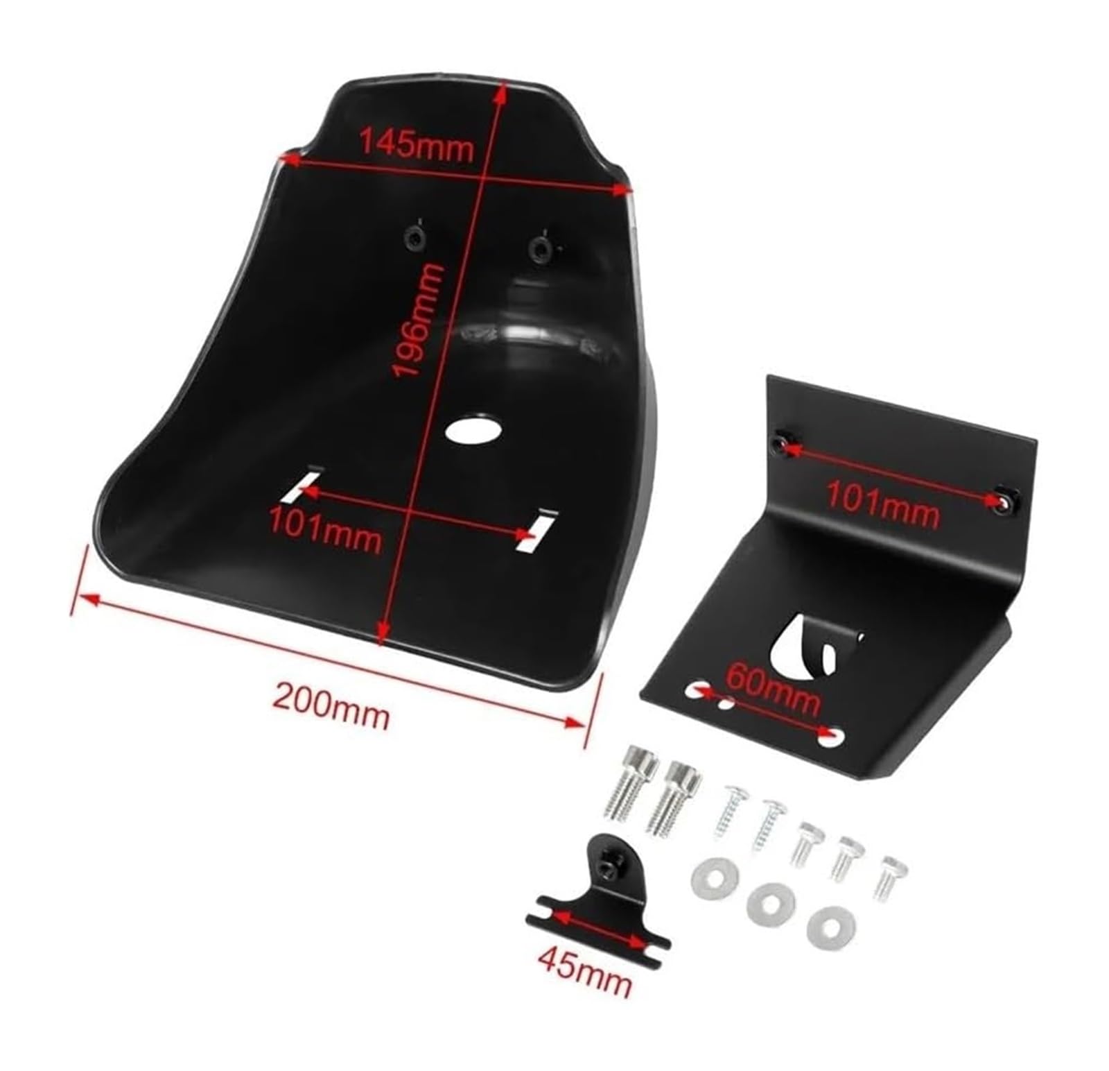 Spoiler Anteriore Carenatura Per Harley Sportster XL 2004-2022 - Copertura Laterale, In ABS