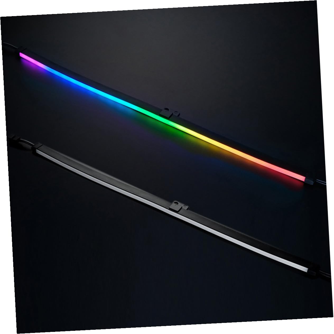 Housoutil Argb Bande Lumineuse pour Boîtier PC 5v, 2 Pièces, 28 LED