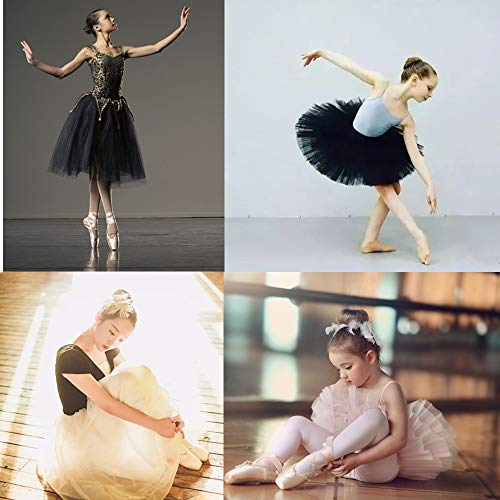 Foto von Donut Haarknoten-Set, Zingso 4 Stück Frauen Mädchen Haaraccessoires Ring-Stil Mesh Donut Haarknoten Shaper Maker Set mit 8 Stück Haargummibändern, 30 Stück Haarnadeln