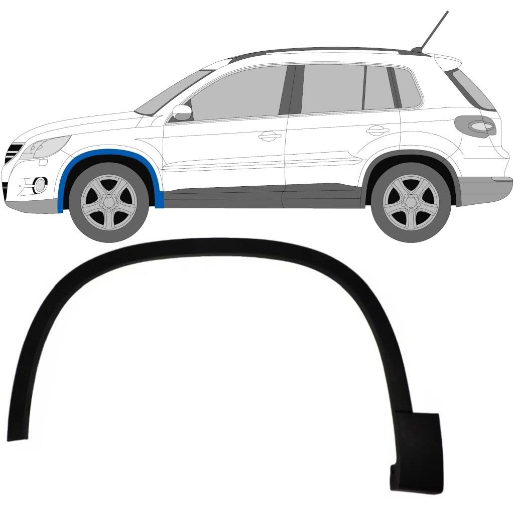 Moldura Lateral Guardabarros Delantero para Volkswagen Tiguan 2007-2016