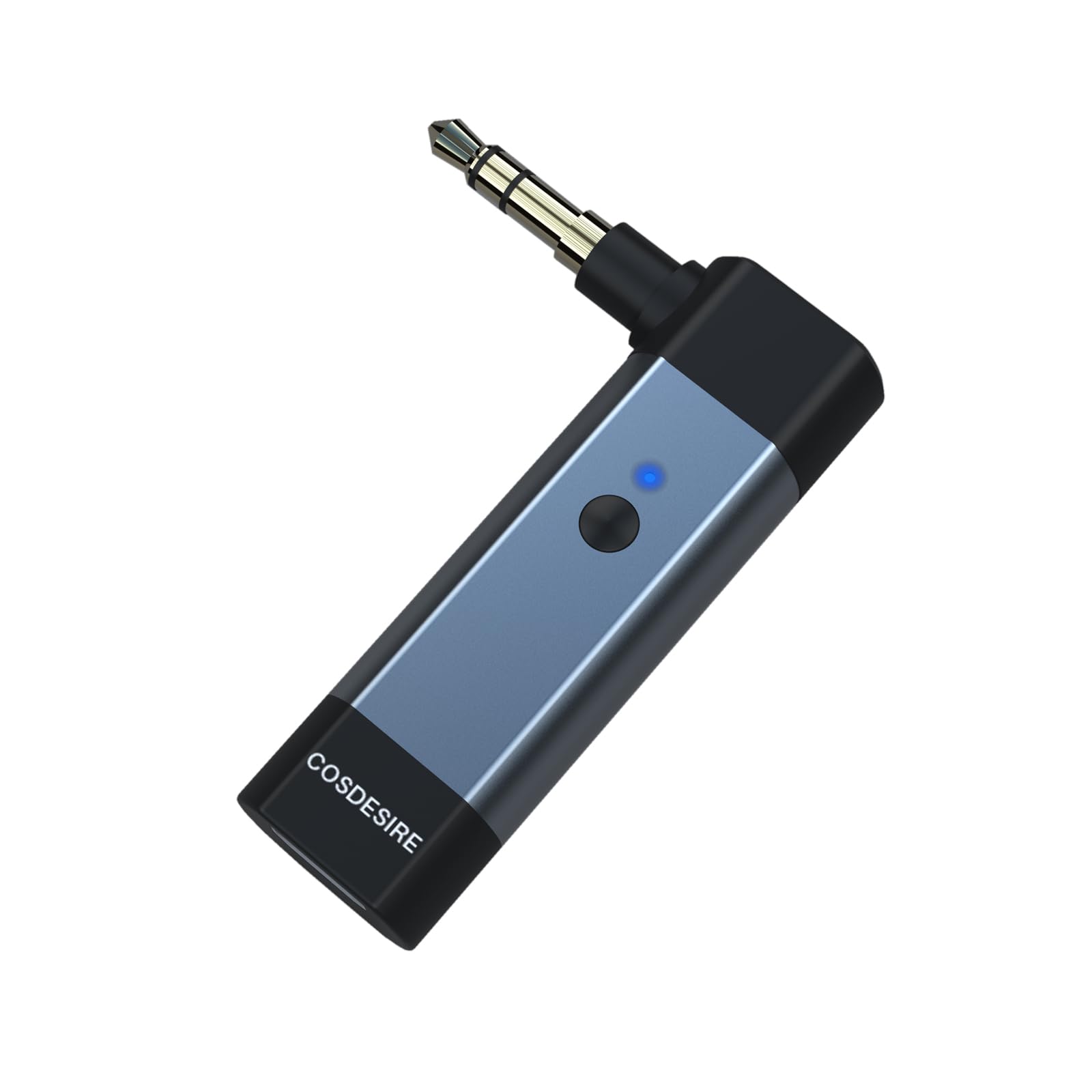 COSDESIRE Adattatore Bluetooth con jack AUX da 3,5 mm e microfono integrato per cuffie Beats Mixr/Solo 2/Studio 2/Executive/Pro, ricevitore audio wireless/Carkit per altoparlante/audio auto
