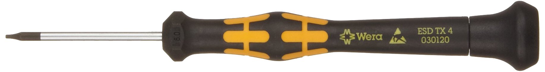 Tournevis TORX TX 4 Kraftform Micro 1567 micro-vissage de précision