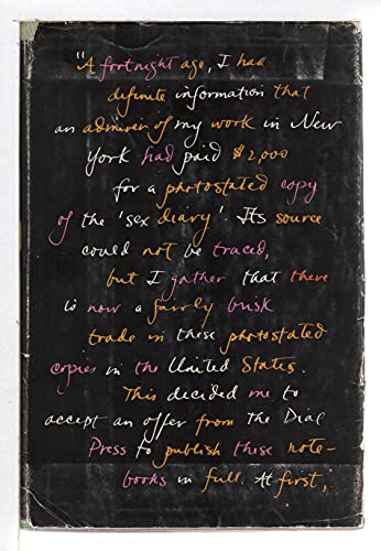 The sex diary of Gerard Sorme B0007EUX24 Book Cover