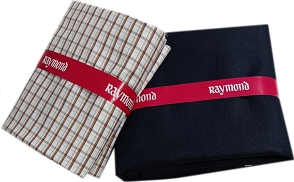 Raymond Premium Poly-Viscose Trouser & Shirt Fabric | Soft, Durable & Breathable Material | Ideal for Formal Wear, Office & Daily Use (Unstitched) (Multi)-image-33