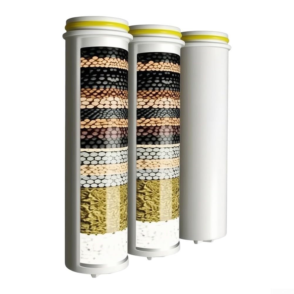 Cartuchos para filtro para ducha 25 Etapas para elimina para cloro 3 Pack(5 Pack)