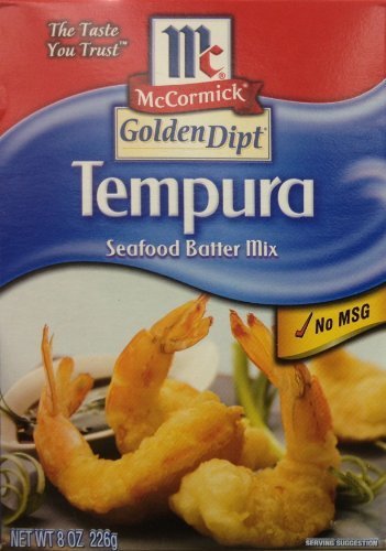 McCormick Tempura Seafood Batter Mix, 8 oz (6 pack) by McCormick