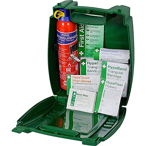 Off Site First Aid Kit Van Car Travel 1st Aid Kit Inc Fire Extinguisher