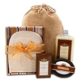 Alder Creek Gifts Autonomy Burlap Spa Bag Gift Basket, 4 Pound