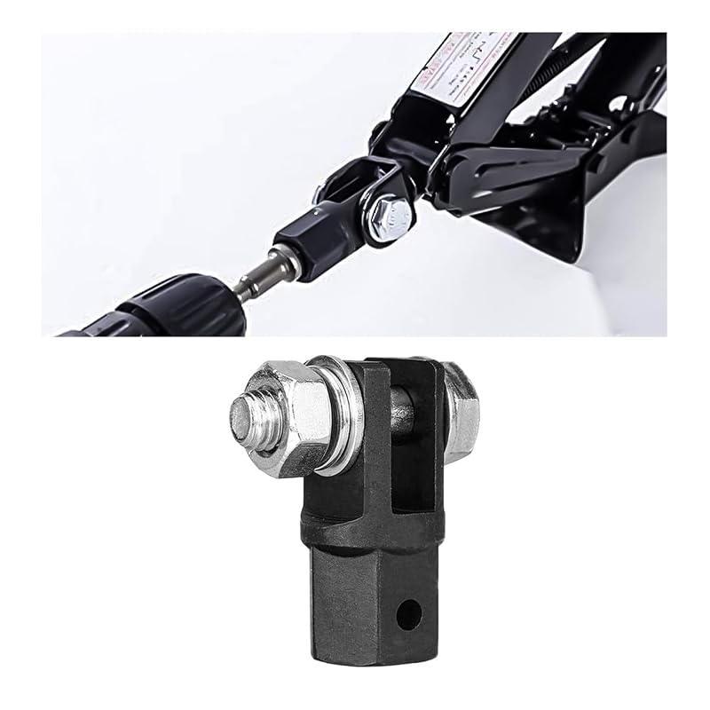 Adaptador para Macaco Sanfona Suvnie em Aço Cromo-Vanádio para Furadeira, Chave de Impacto de 12,7 mm (1/2 pol.) ou Chave de Roda de 20,6 mm (13/16 pol.)