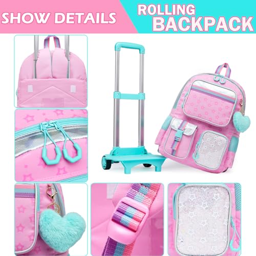 Mochila Infantil Menino Menina Escolar Mochilas Rodinha Mochila De Bordo Kit Casual Infantis Rodinha