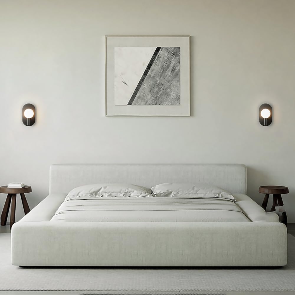 SEMANHUA Lámpara de pared totalmente de cobre, lámpara de pared moderna y sencilla for sala de estar, lámpara de arte de escalera de pared de fondo, lámpara de pared de noche for dormitorio de estudio