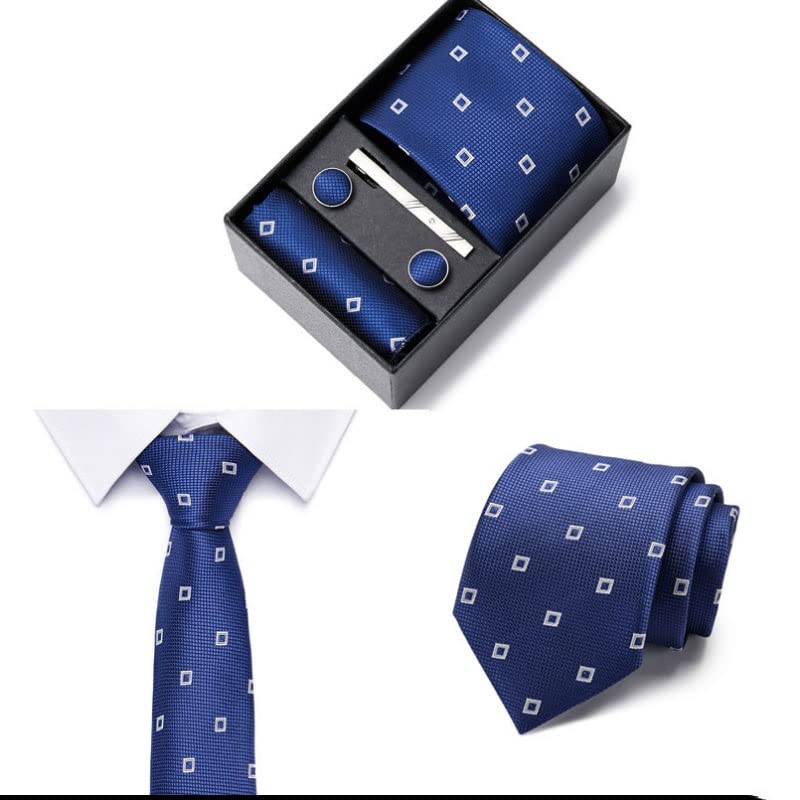 Set de corbata de seda para boda VIDI miniatura 3