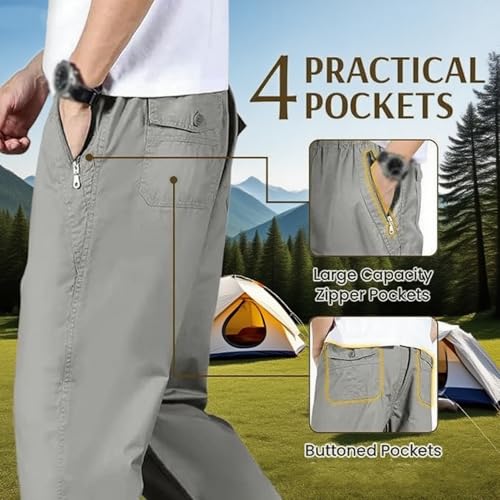 Puliam Easetactic - Flex Fit Zipper-Pocket Durable Pants, Puliam Mens Stretch Pant, Easetactic Zipper-Pocket Durable Pant4