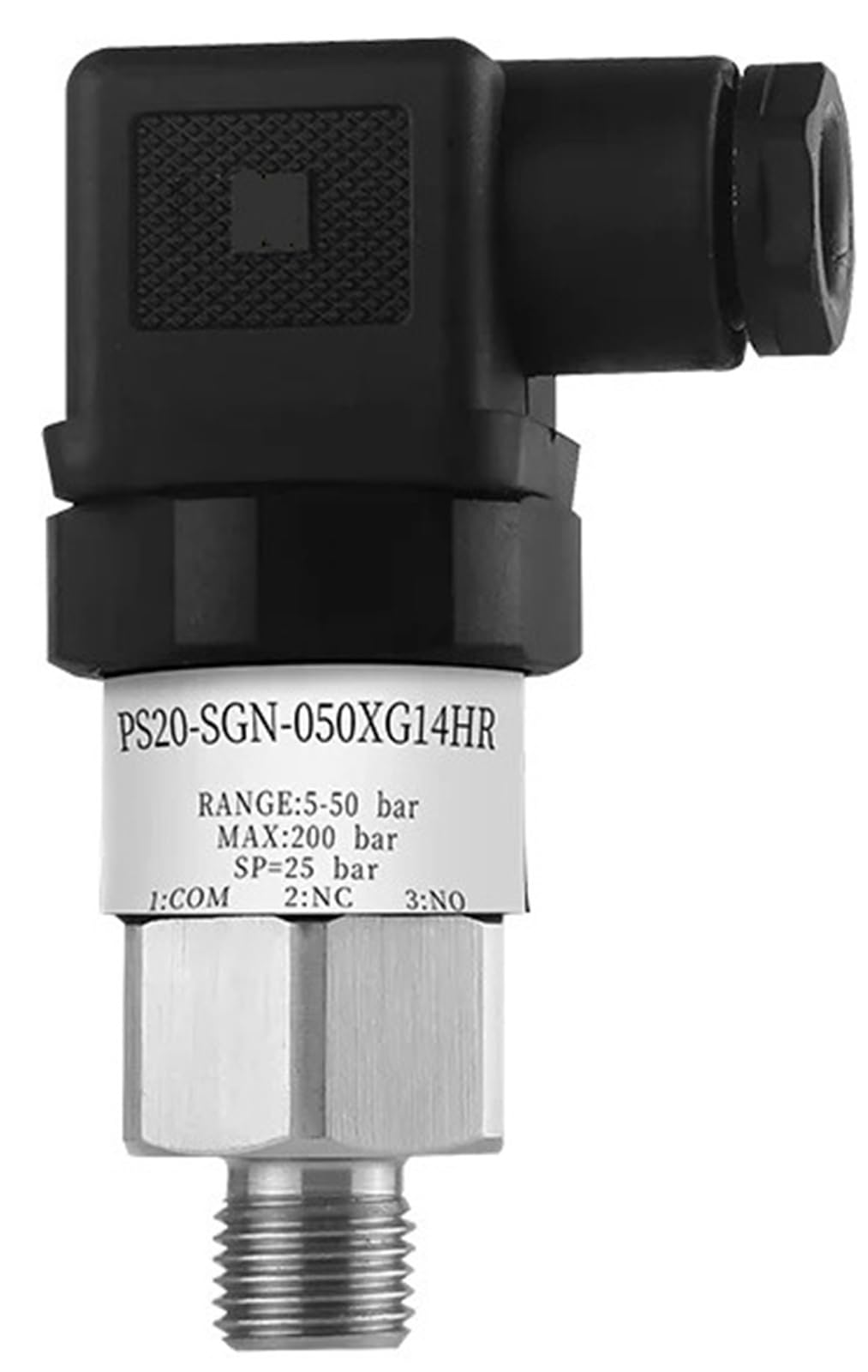 40-400bar 50bar 12bar interruptor de presión mecánico tipo pistón diafragma de acero inoxidable ajustable