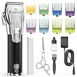 ifetch - ballwurfmaschine für hunde 🐶👍【 LEISTUNGSSTARKER UND LANGLEBIGER MOTOR】oneisall K33S professioneller Hundeschermotor mit 5500-6000 U/min Motor, es ist stark genug, um die dicksten Haare leicht zu schneiden, ohne am Haar des Hundes zu ziehen. 2 Laufgeschwindigkeiten zur Auswahl !