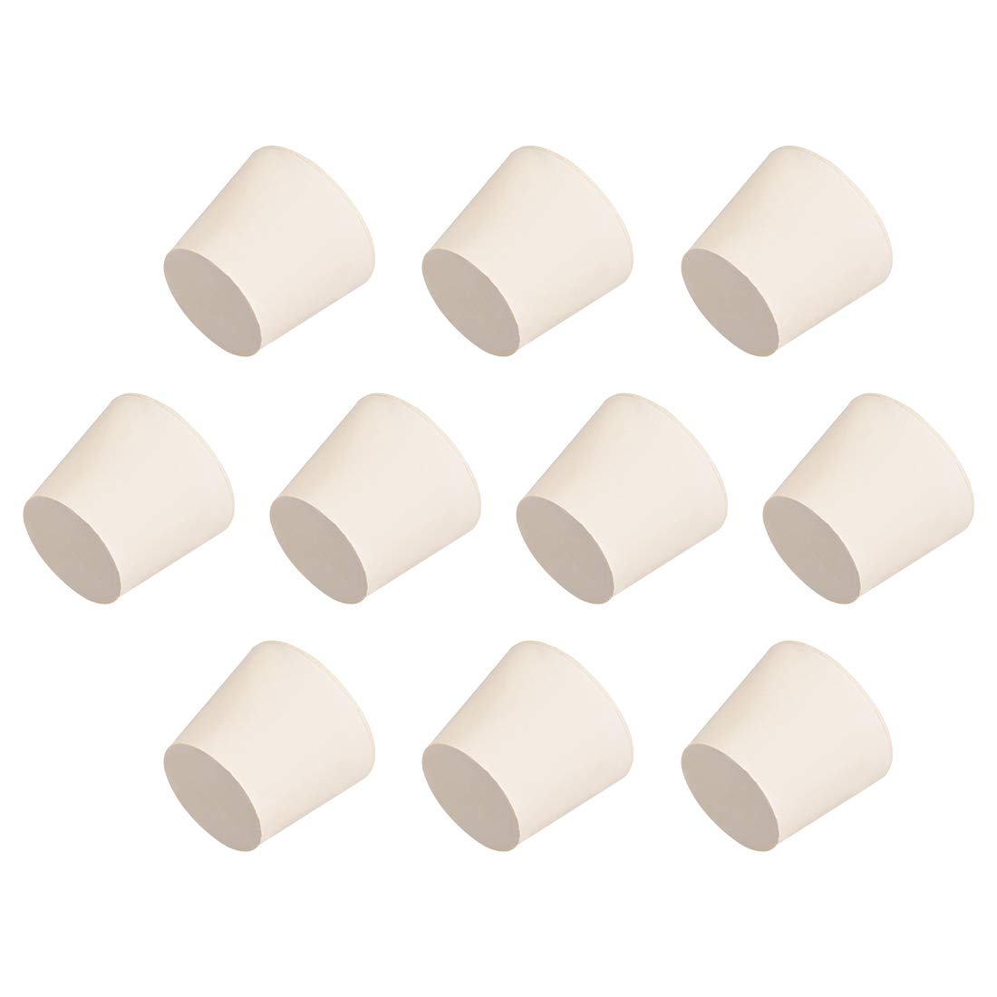 uxcell White Tapered Shaped Solid Rubber Stopper Size 000 10Pcs — Amazon image 13