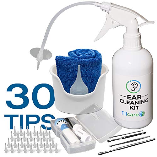Ear Wax Removal Tool by Tilcare - Ear Irrigation Flushing System for Adults