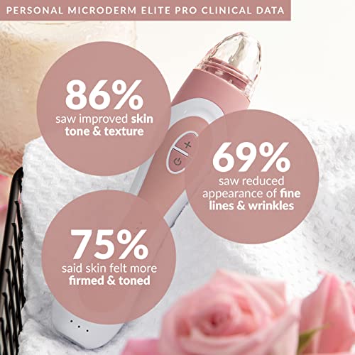 Pmd Personal Microderm Elite Pro - At-Home Microdermabrasion Machine With Kit For Face And Body - Exfoliating Crystals And Vacuum Suction For Fresh And Radiant Skin - Three Speed And Suction Options #TOP2