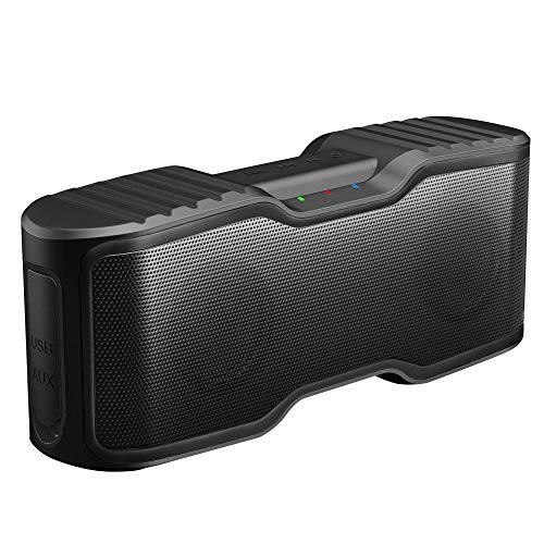 AOMAIS Sport II Portable Wireless Bluetooth Speakers 20W Bass Sound, 15H Playtime, Waterproof IPX7, Stereo Pairing, Outdoors, Travel Home Party Black