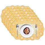 Table Placemats Set of 6-Place Mats Heat Resistant Placemats