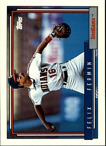 1992 Topps #632 Felix Fermin MLB Baseball Trading Card