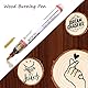 Scorch Stift Marker, Brandmalerei Marker Holzbrennstift für DIY Holzmalerei, Ersetzen Sie Holzbrenneisen Werkzeug, Einfach und Sicher