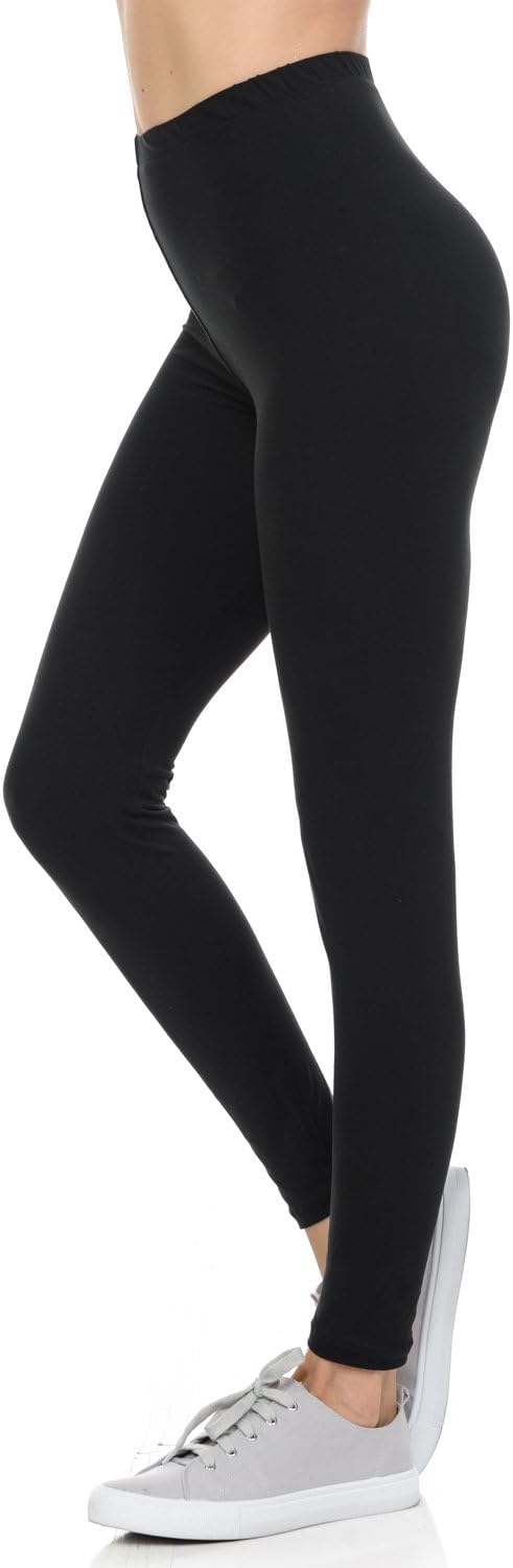Leggings for Juniors & Teens Premium Soft Stretched ONE Size -Amazon Famous Buttery Soft Leggings