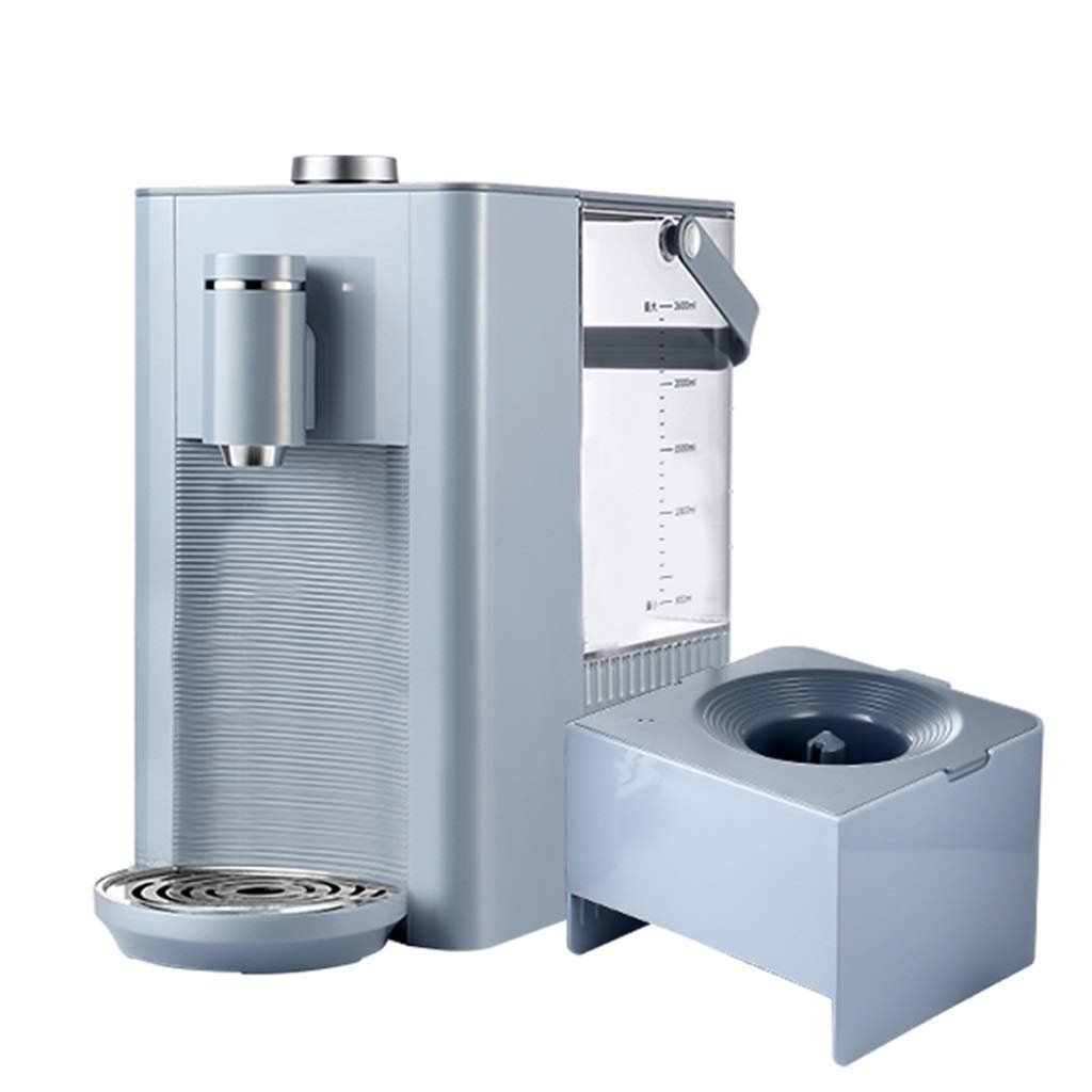 Dispensadores instantáneos de Agua Caliente Dispensador instantáneo de Agua Inteligente para el hogar 2,6 L con Tanque de Agua (Color: Azul, tamaño: 31 * 28 * 17,7 cm)