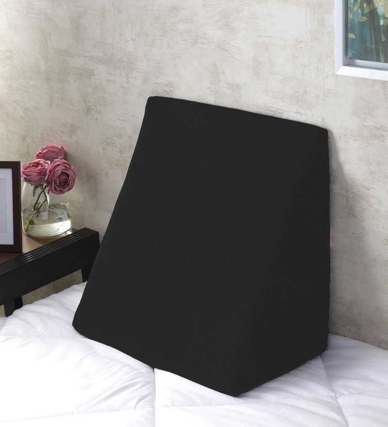 CloudBliss Wedge Pillow for Sleeping, 10 inch Bed Wedge Pillow, Elevated Body Pillow for Back Support, Acid Reflux, Leg, Neck Pain, Snoring, Triangle Pillow Wedge
