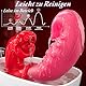 Silikon G-Punkt Vibrator für Frauen mit 360 Swing 10 VibrationModi, 10 Zungenlecken Vibratoren für sie Klitoris Stimulation Dildo Analvibrator Sexspielzeug Sex Spielzeug für die Frau Paare Sex Toys