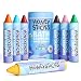 Honeysticks Beeswax Bath Tub Crayons for Toddlers & Kids, Non-Toxic, Washable & Easy Clean Up, Water Soluble Bath-Time Fun, Food Grade Pigments, Handmade in New Zealand (7 Pack)