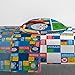 Jay Franco Mattel Thomas & Friends 4 Piece Toddler Bed Set – Super Soft Microfiber Bed Set Includes Toddler Size Comforter & Sheet Set – Bedding Features Thomas & Percy (Official Mattel Product)