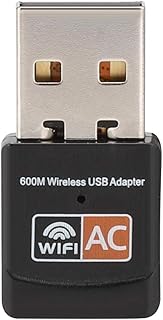 Usb Wifi Adapter, Dual Band 2.4G/5G 802.11Ac 600M Network Card for Desktop, Adapter Support Wpa, Wpa2, Supports Windows 11,10, 8, 7, Xp
