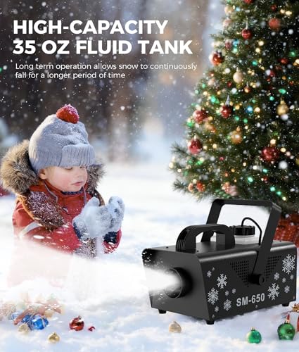 imone 650w snow machine christmas giftsnow maker machineartificial snow making machine snowflake machinesnow machine indoor with remotesnow machines for outdoors party parade picture