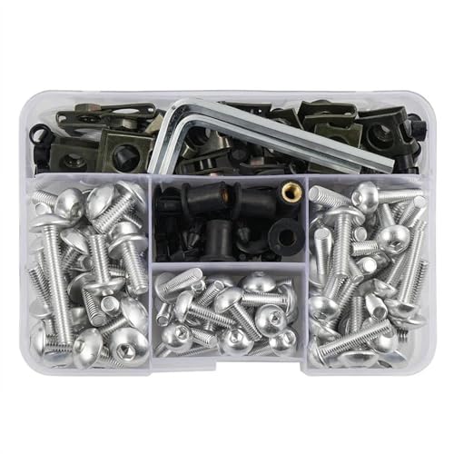 Kit de vis carénage moto anti-rouille pour remplacer la visserie grippée de bulle Transalp