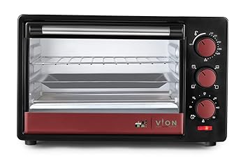 Viva Home Appliances Oven Toaster Grill with 5 Accessories Function Auto-Shut Off, Heat-Resistant Tempere