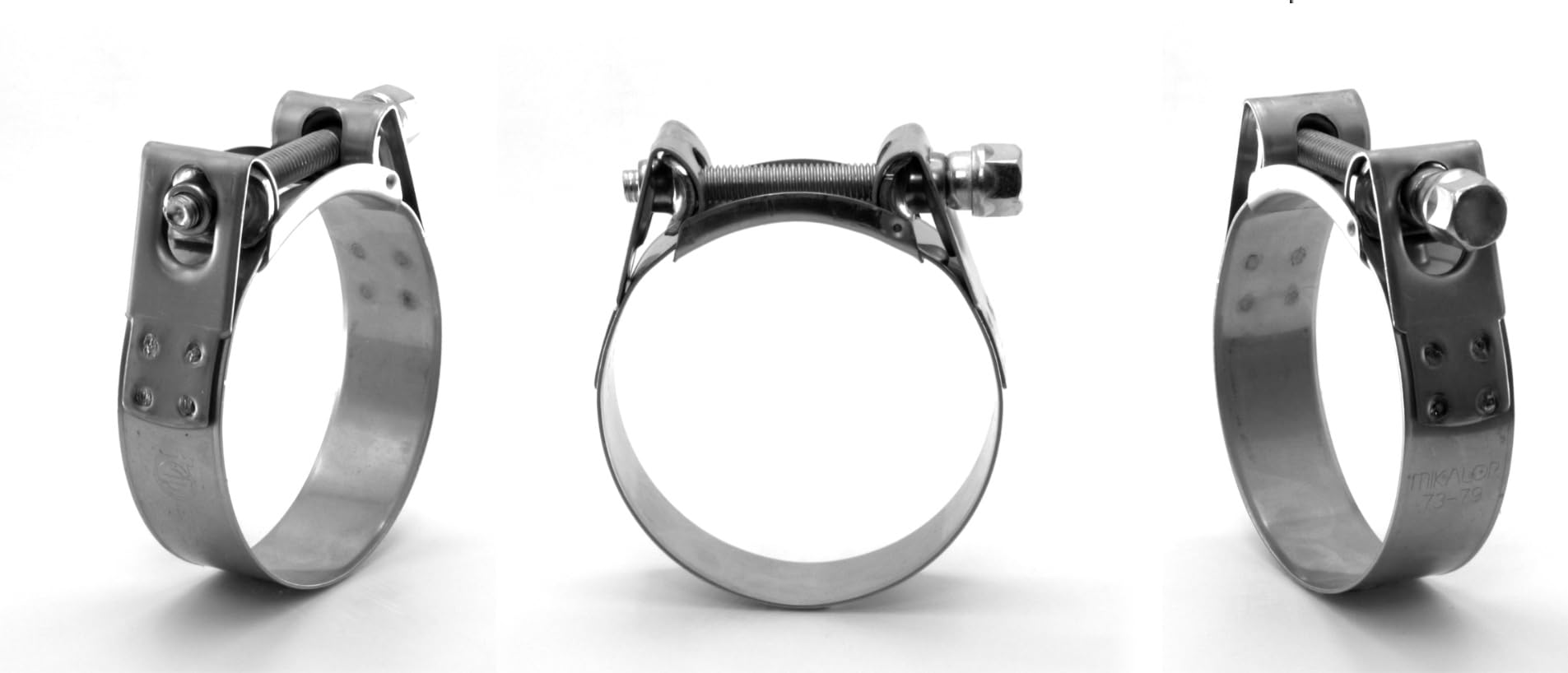 Mikalor W2 430 Acciaio Inox Fascette Per Tubi/Supra/Scarico/T- Bullone/Marine Clip - 97-104mm - Foto 10