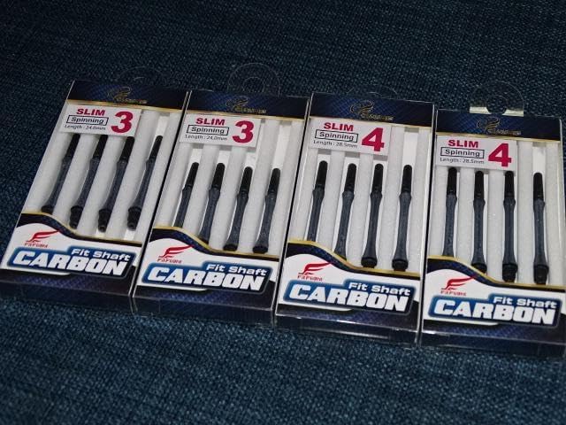 フィット　シャフト カーボン　パールブラック コスモダーツ　ダーツ　4セット 2 フィット シャフト カーボン パールブラック コスモダーツ