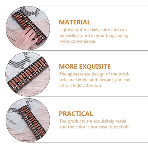 Milisten 2 Piezas Ábaco Educativo para Niños Tradicional Portátil 15 y 5 Cuentas, Herramienta Aritmética para Matemáticas Infantiles En Escuela y Hogar - imagen 4