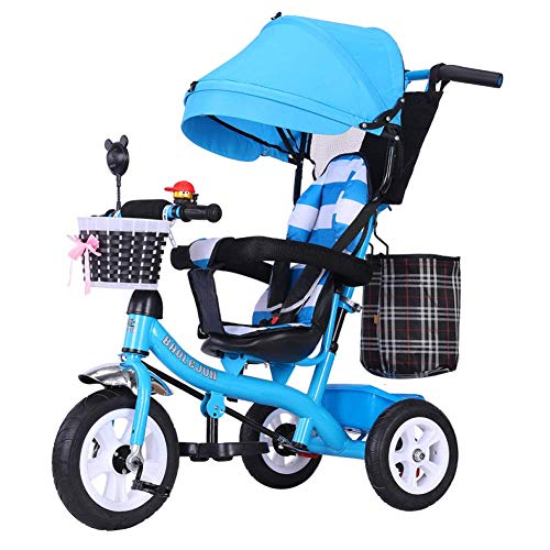Buy Discount Zjnhl Children's Fun/Baby Carriage Stroller Tricycle First Bike 3 Wheel Bike 4 In1 WiRe...